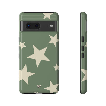 SAGE BOLD STARS | Tough Phone Case