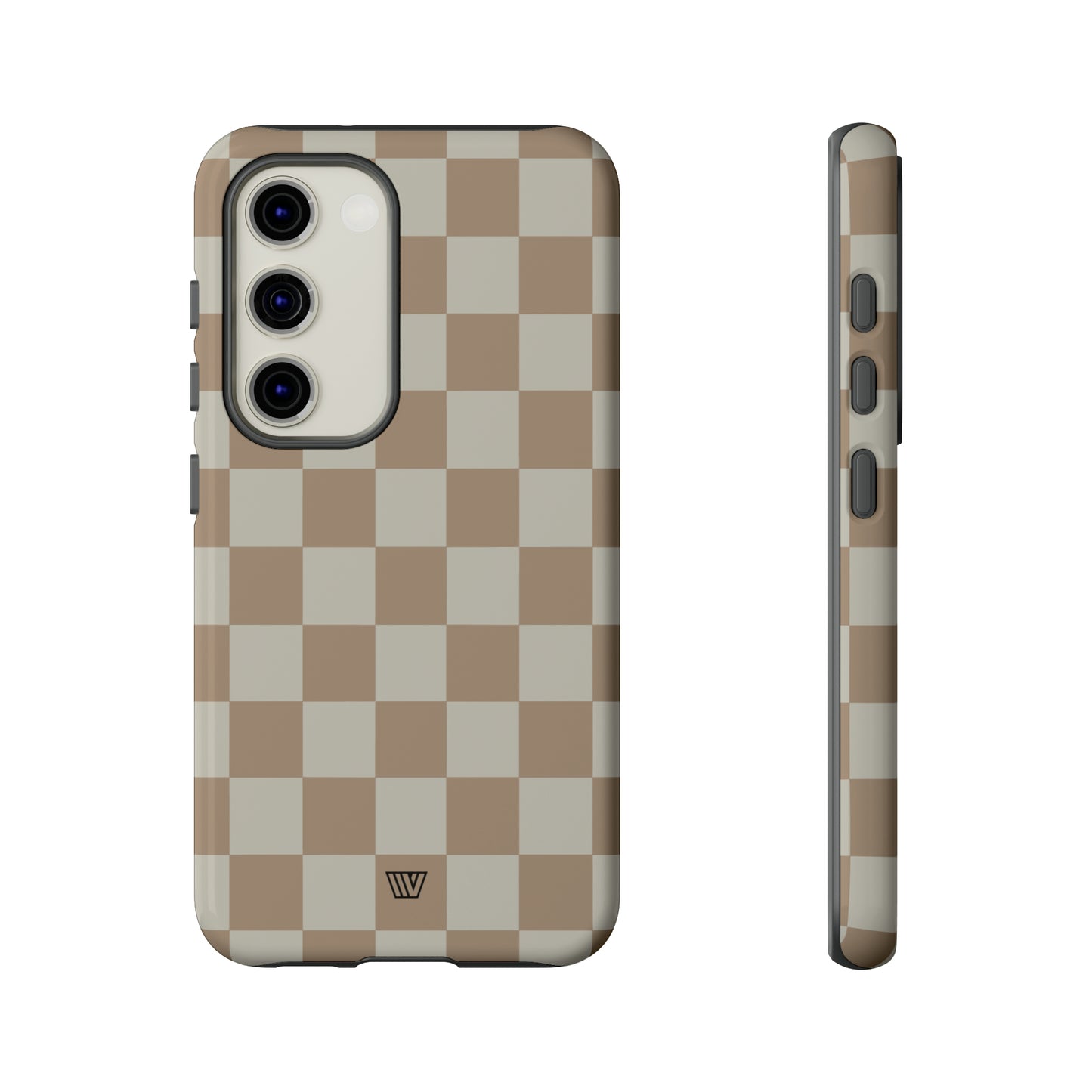 NEUTRAL CHECKERBOARD | Tough Phone Case - Trovvve