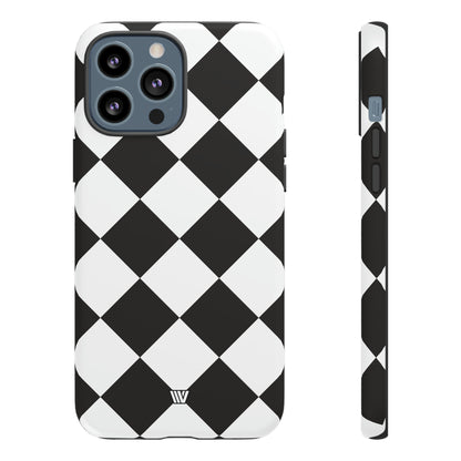 BLACK & WHITE DIAMOND | Tough Phone Case - Trovvve