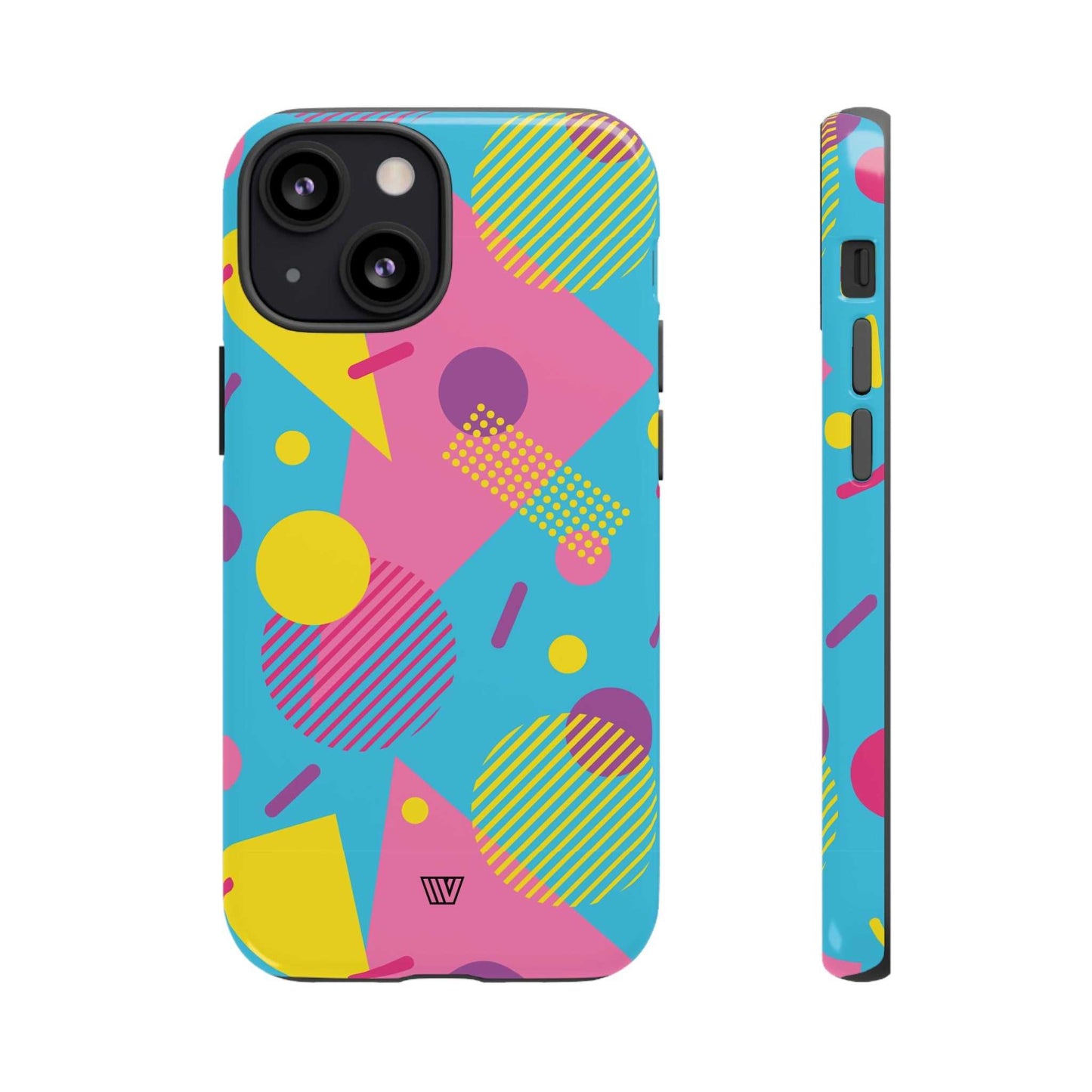 80s / 90s RETO PATTERN LIGHT BLUE | Tough Phone Case