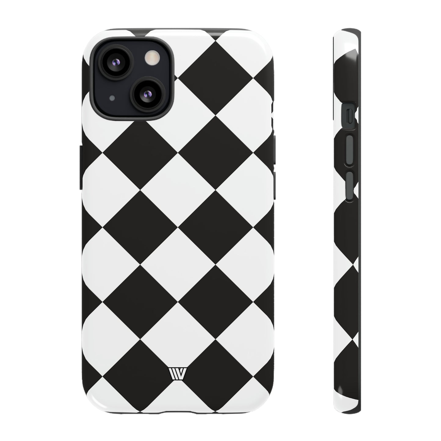 BLACK & WHITE DIAMOND | Tough Phone Case - Trovvve