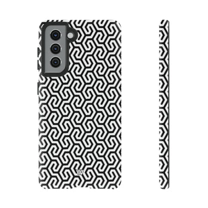 ABSTRACT INTERLOCKING PATTERN | Tough Phone Case