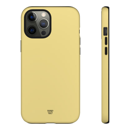 MUTED YELLOW SOLID | Tough Phone Case - Trovvve