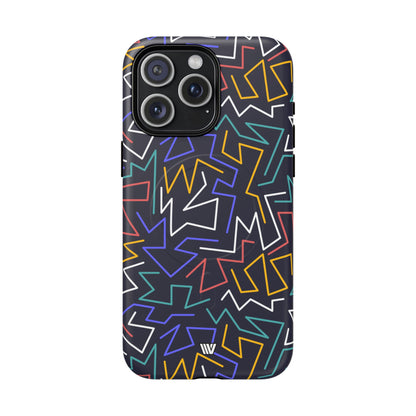 Zigzag Night MagSafe Tough iPhone Case – iPhone 15 Pro Max, Matte