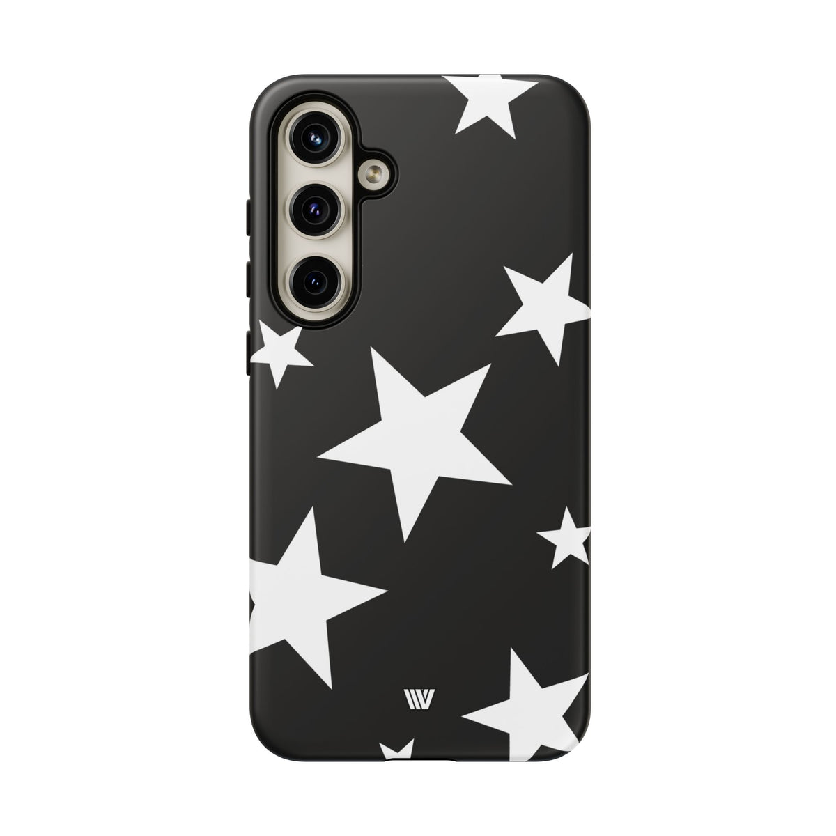 JET BLACK BOLD STARS | Tough Phone Case