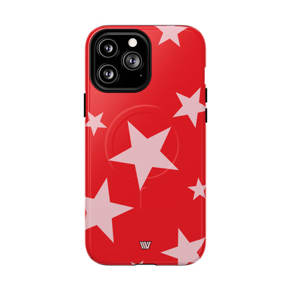 RED BOLD STARS | MagSafe Tough iPhone Case