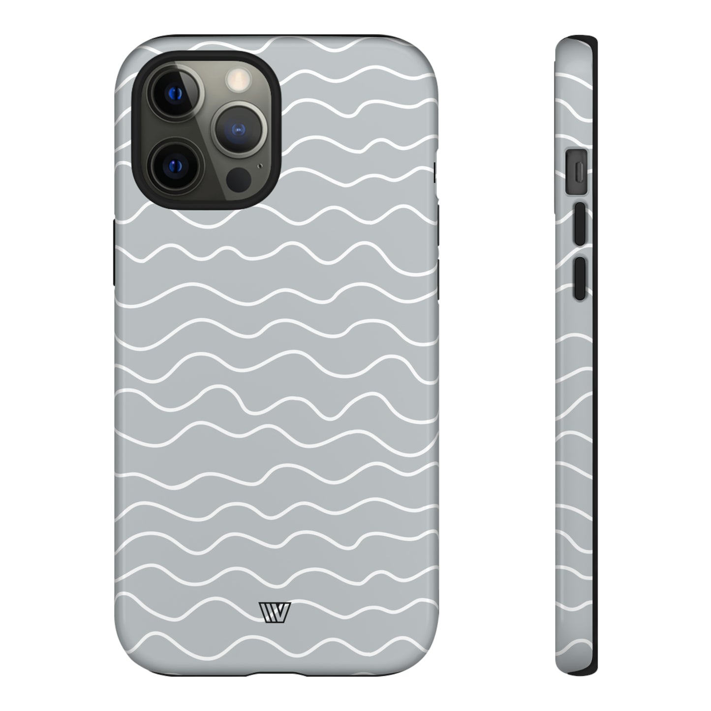 GRAY WAVES | Tough Phone Case