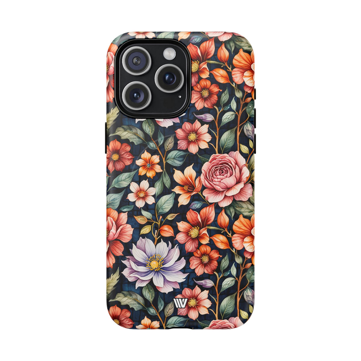 Night Bloom Bouquet MagSafe Tough iPhone Case – iPhone 15 Pro Max, Matte