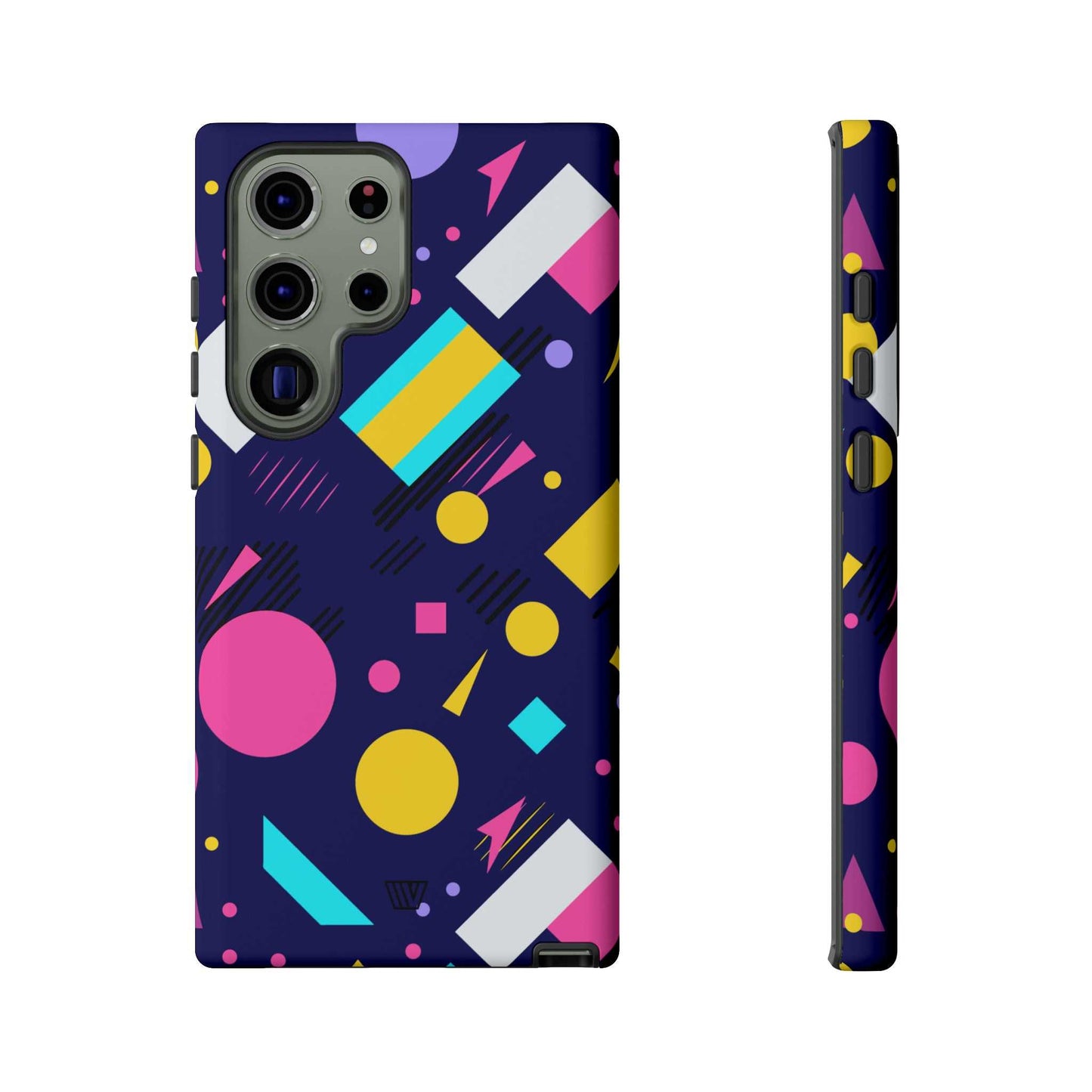 80s / 90s RETRO PATTERN DARK | Tough Phone Case