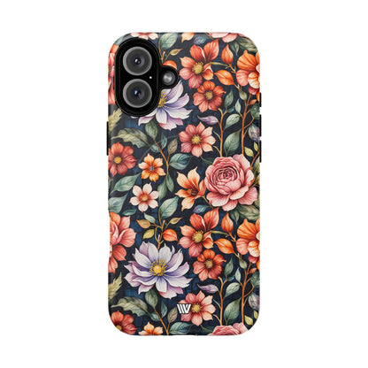 Night Bloom Bouquet MagSafe Tough iPhone Case – iPhone 16 Plus, Matte