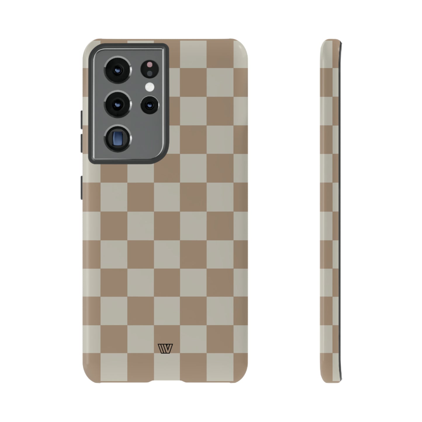 NEUTRAL CHECKERBOARD | Tough Phone Case - Trovvve