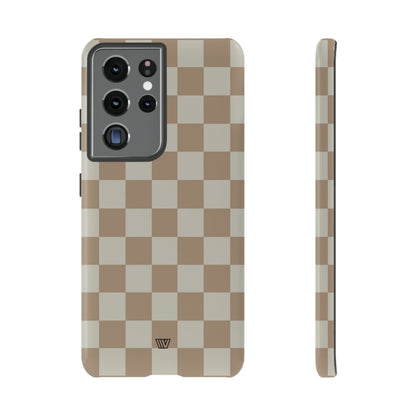 NEUTRAL CHECKERBOARD | Tough Phone Case - Trovvve