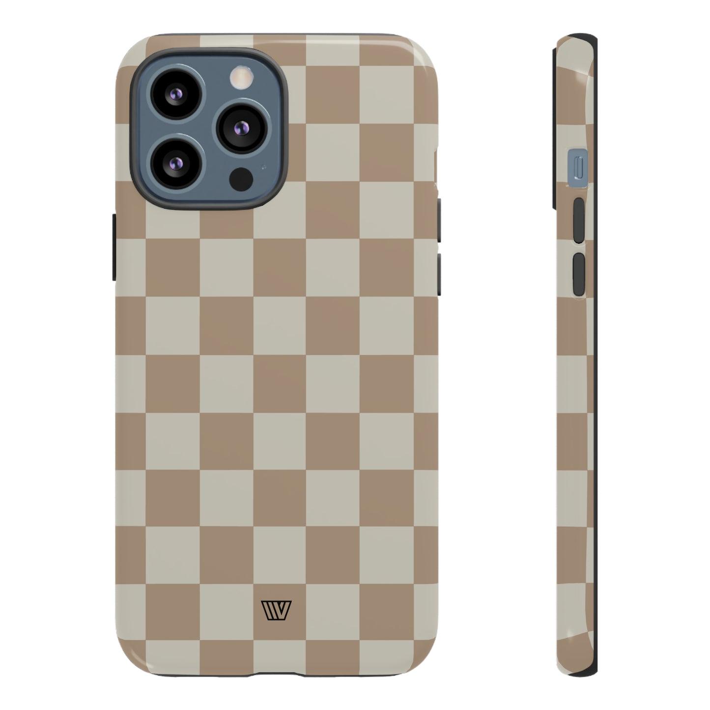 NEUTRAL CHECKERBOARD | Tough Phone Case - Trovvve