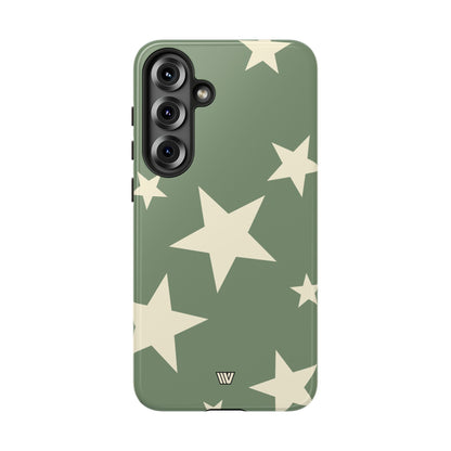 SAGE BOLD STARS | Tough Phone Case