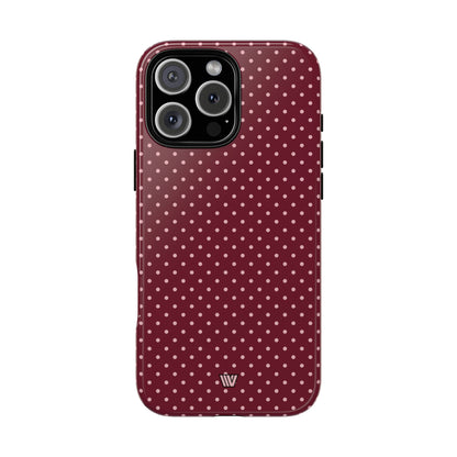 CLARET DOT | Tough Phone Case