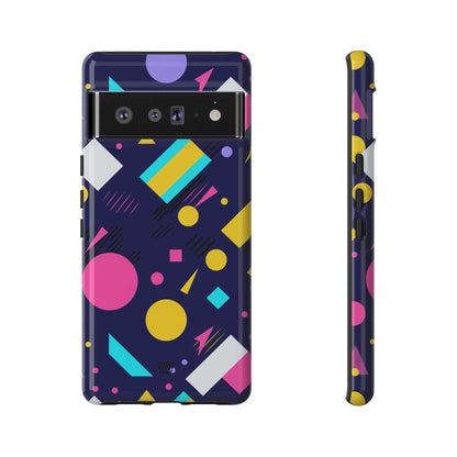 80s / 90s RETRO PATTERN DARK | Tough Phone Case