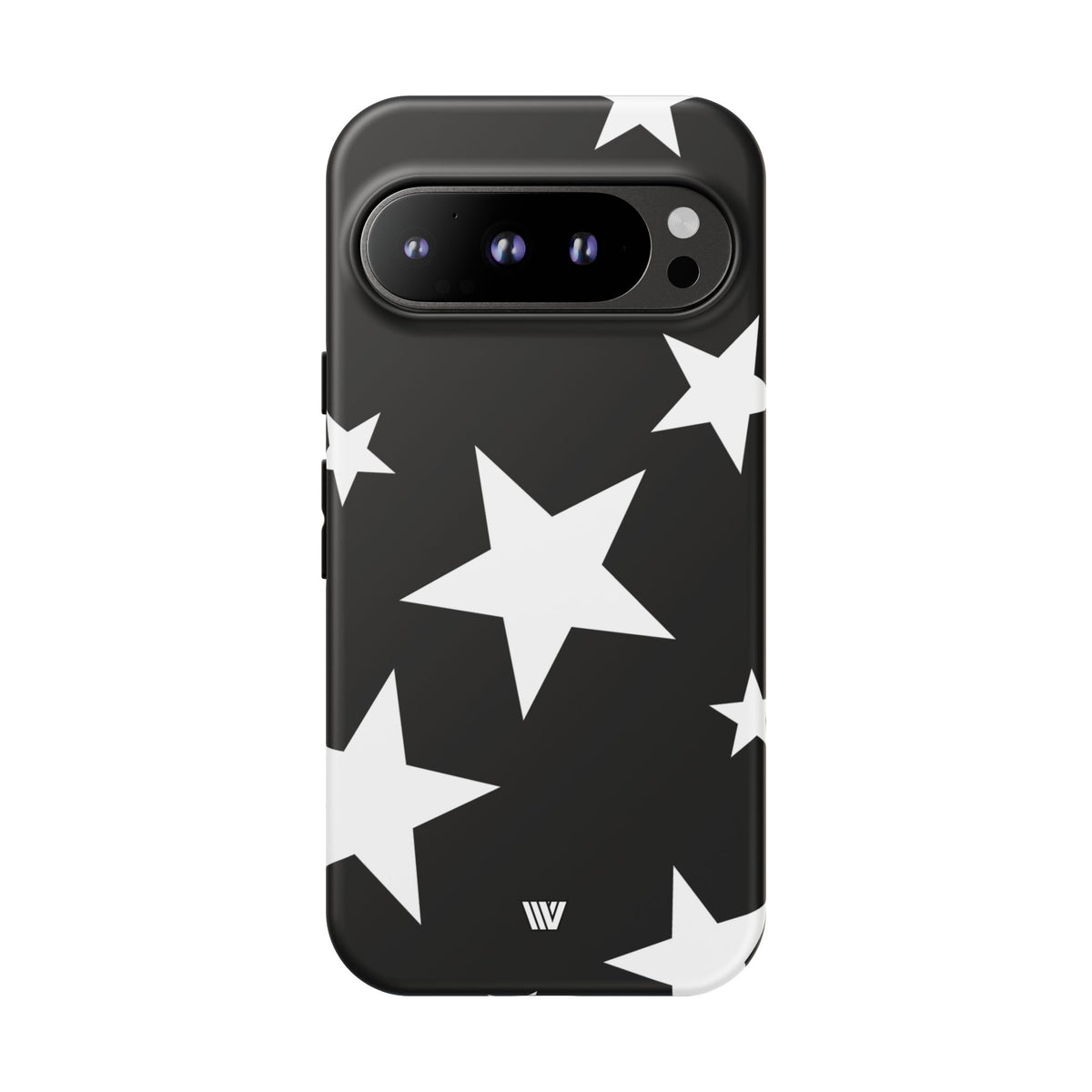 JET BLACK BOLD STARS | Tough Phone Case