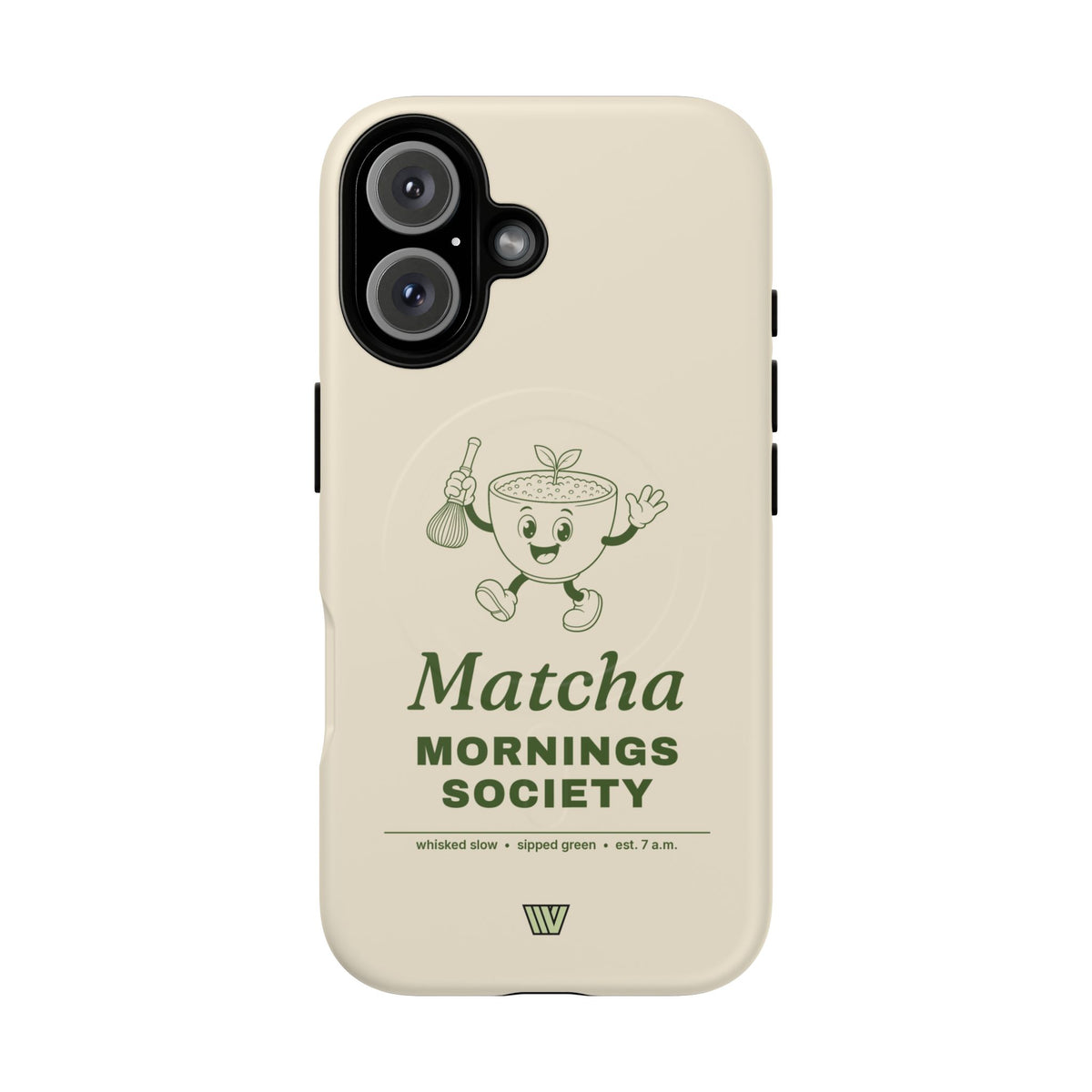 MATCHA MORNINGS | MagSafe Tough iPhone Case