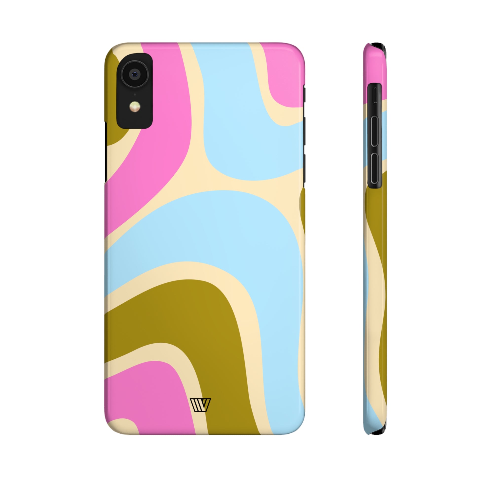 LARGE GROOVY WAVES | Slim iPhone Case - Trovvve