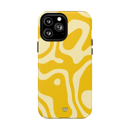 YELLOW SWIRL | MagSafe Tough iPhone Case