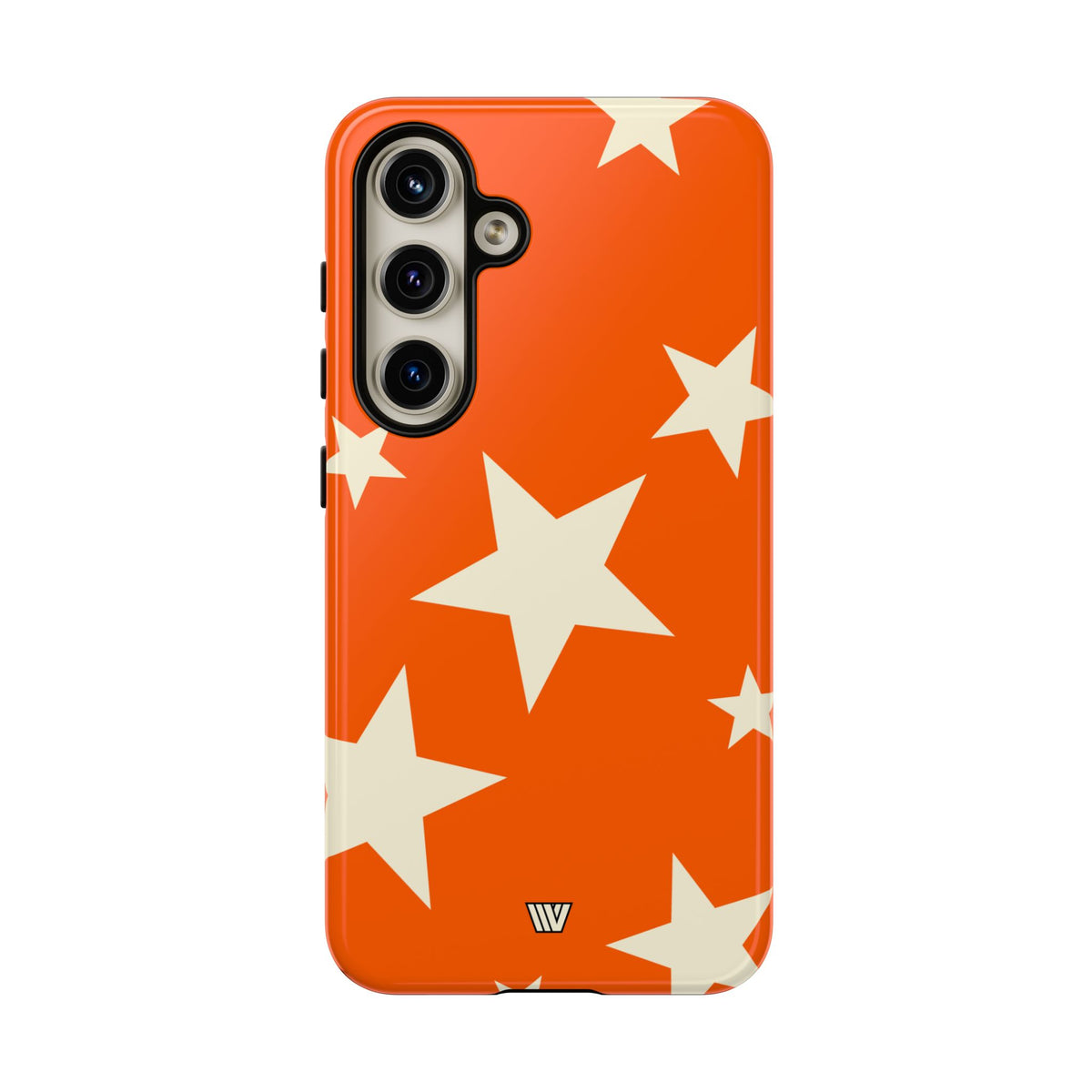 ORANGE BOLD STARS | Tough Phone Case