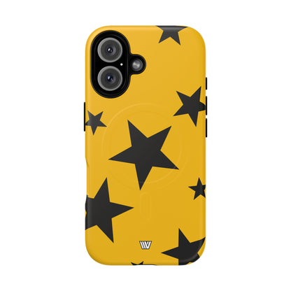 YELLOW BOLD STARS | MagSafe Tough iPhone Case