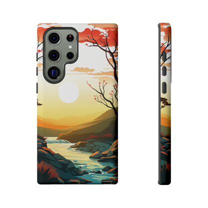 RIVER SUNSET | Tough Phone Case - Trovvve