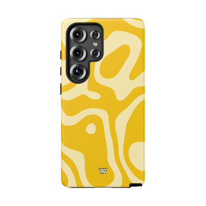 YELLOW SWIRL | Tough Phone Case