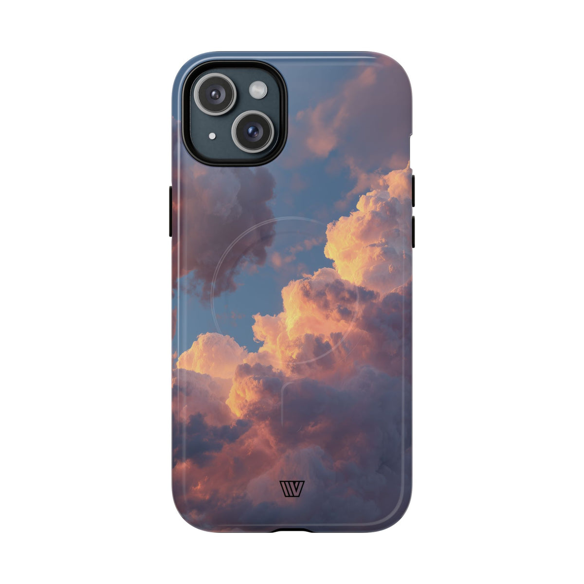 Sunset Clouds MagSafe Tough iPhone Case – iPhone 15 Plus, Glossy