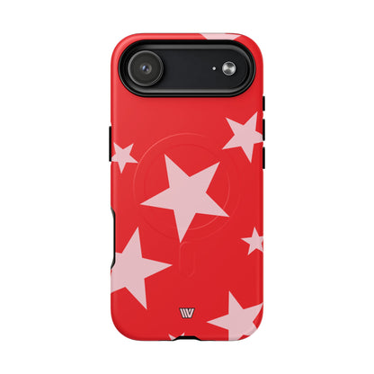 RED BOLD STARS | MagSafe Tough iPhone Case
