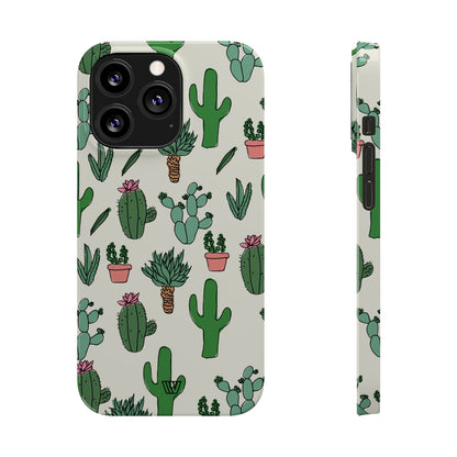 CACTUS DOODLES | Slim iPhone Case - Trovvve