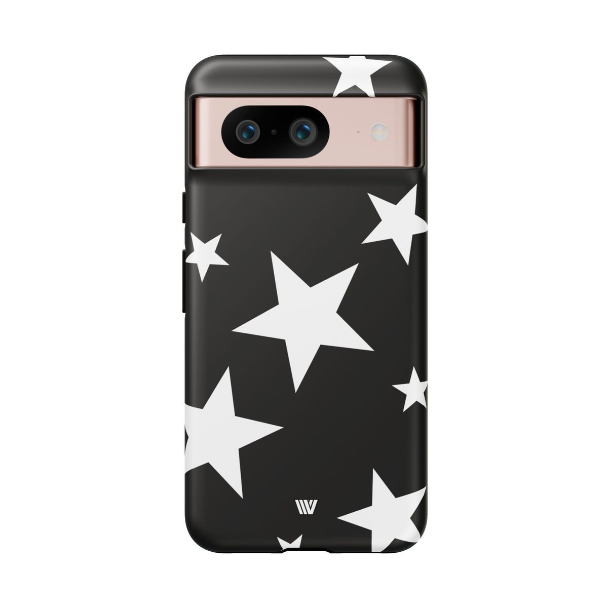 JET BLACK BOLD STARS | Tough Phone Case