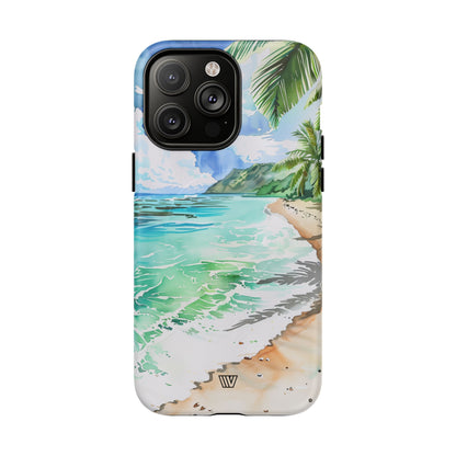 Watercolor Beach MagSafe Tough iPhone Case – iPhone 14 Pro Max, Matte