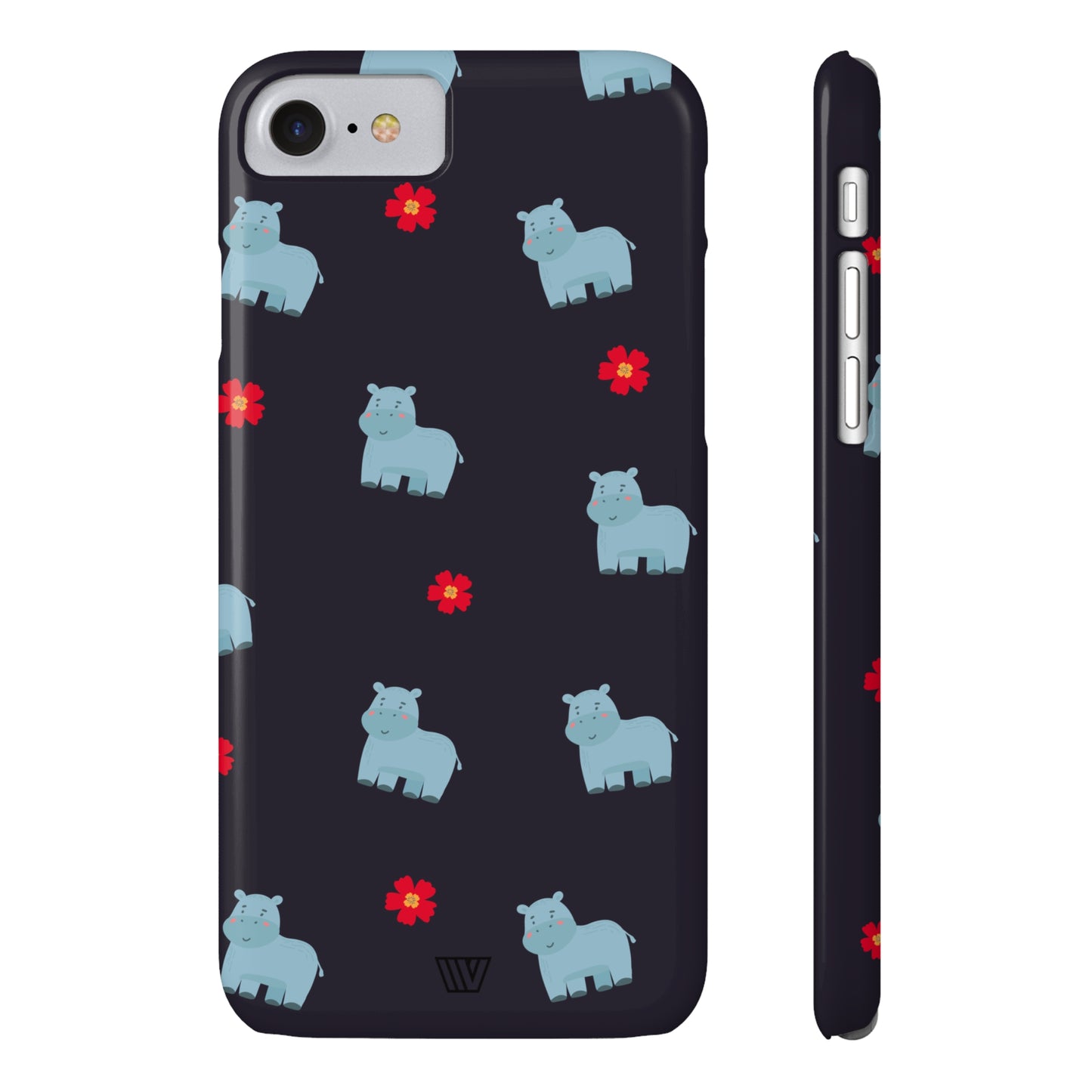 HIPPO PATTERN | Slim iPhone Case - Trovvve