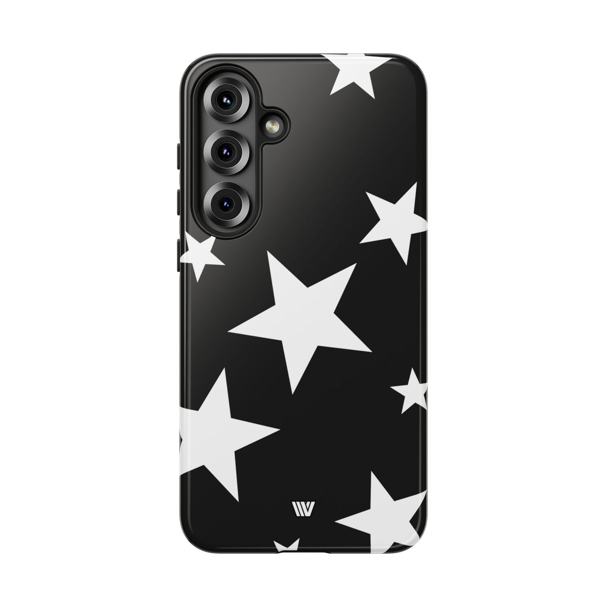 JET BLACK BOLD STARS | Tough Phone Case