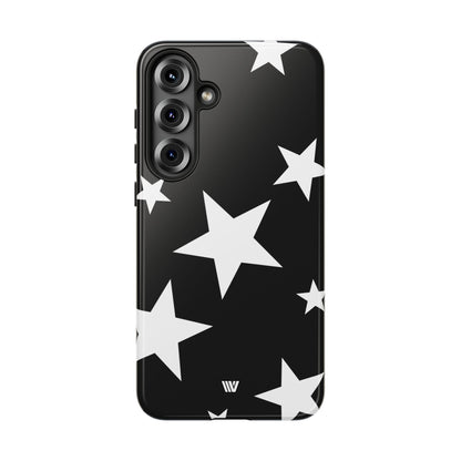 JET BLACK BOLD STARS | Tough Phone Case