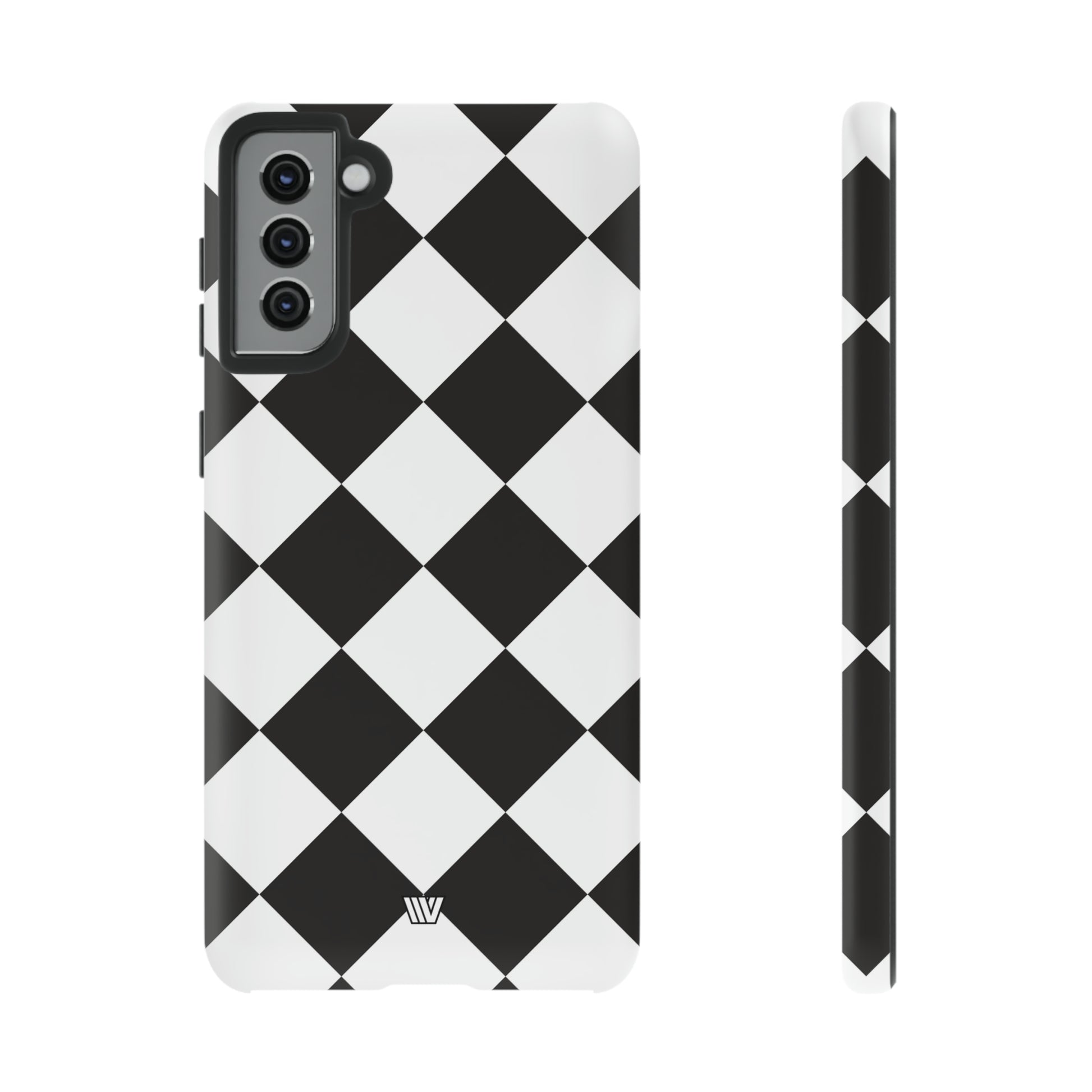 BLACK & WHITE DIAMOND | Tough Phone Case - Trovvve