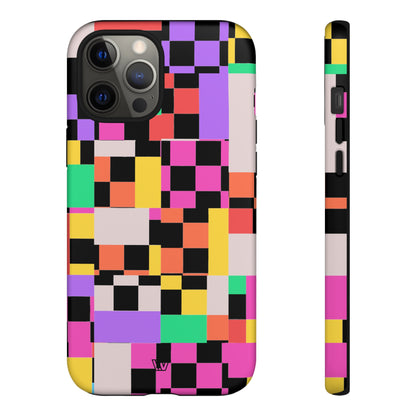 MASHED UP CHECKERBOARD | Tough Phone Case - Trovvve