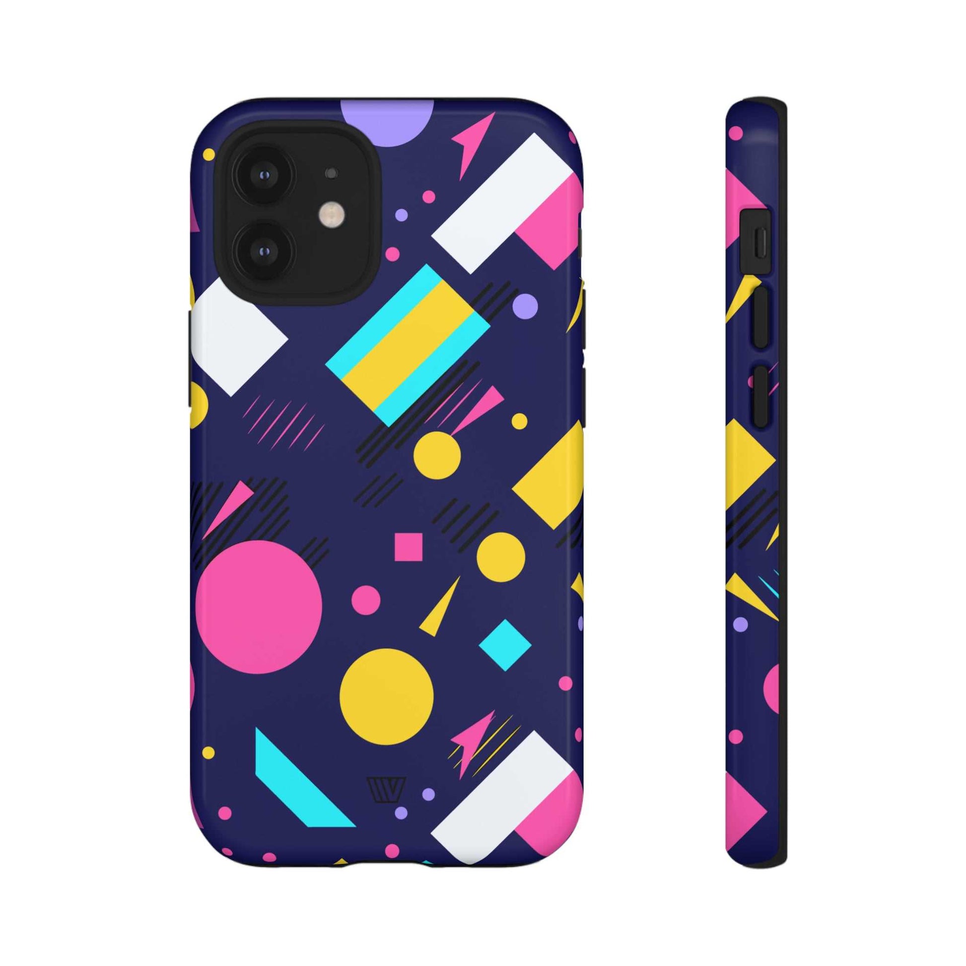 80s / 90s RETRO PATTERN DARK | Tough Phone Case