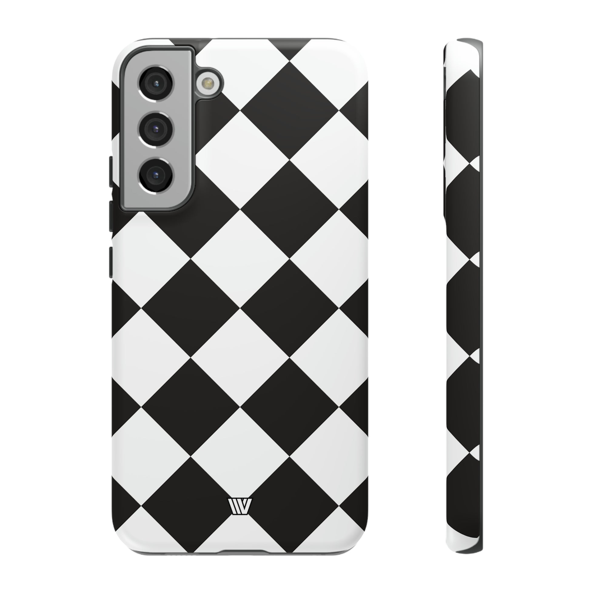 BLACK & WHITE DIAMOND | Tough Phone Case - Trovvve