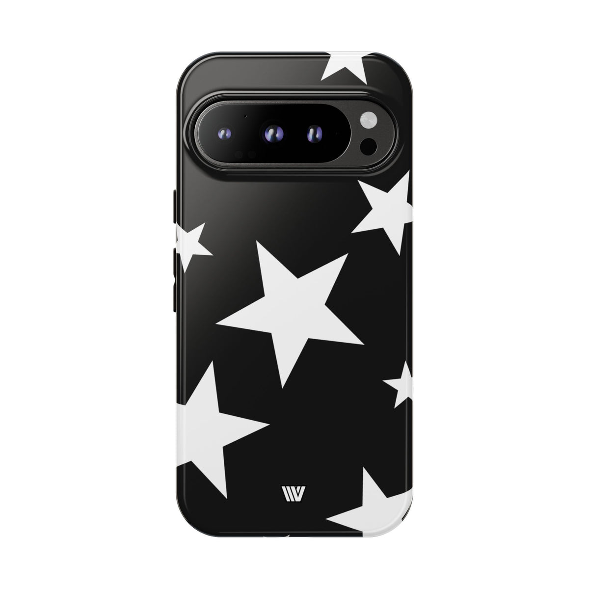 JET BLACK BOLD STARS | Tough Phone Case