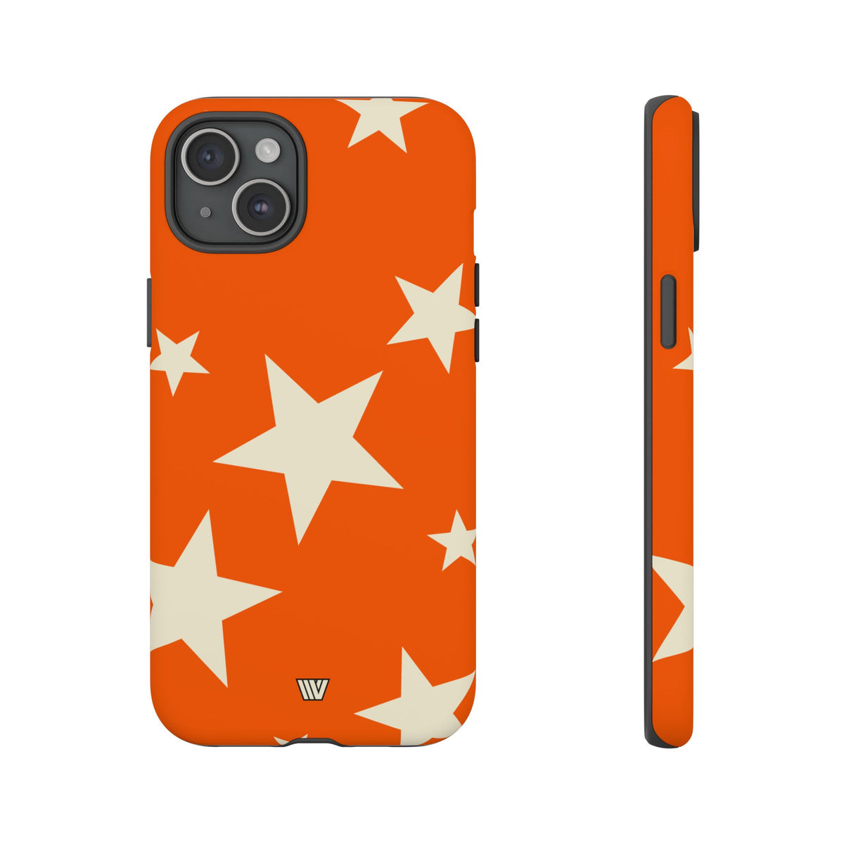 ORANGE BOLD STARS | Tough Phone Case