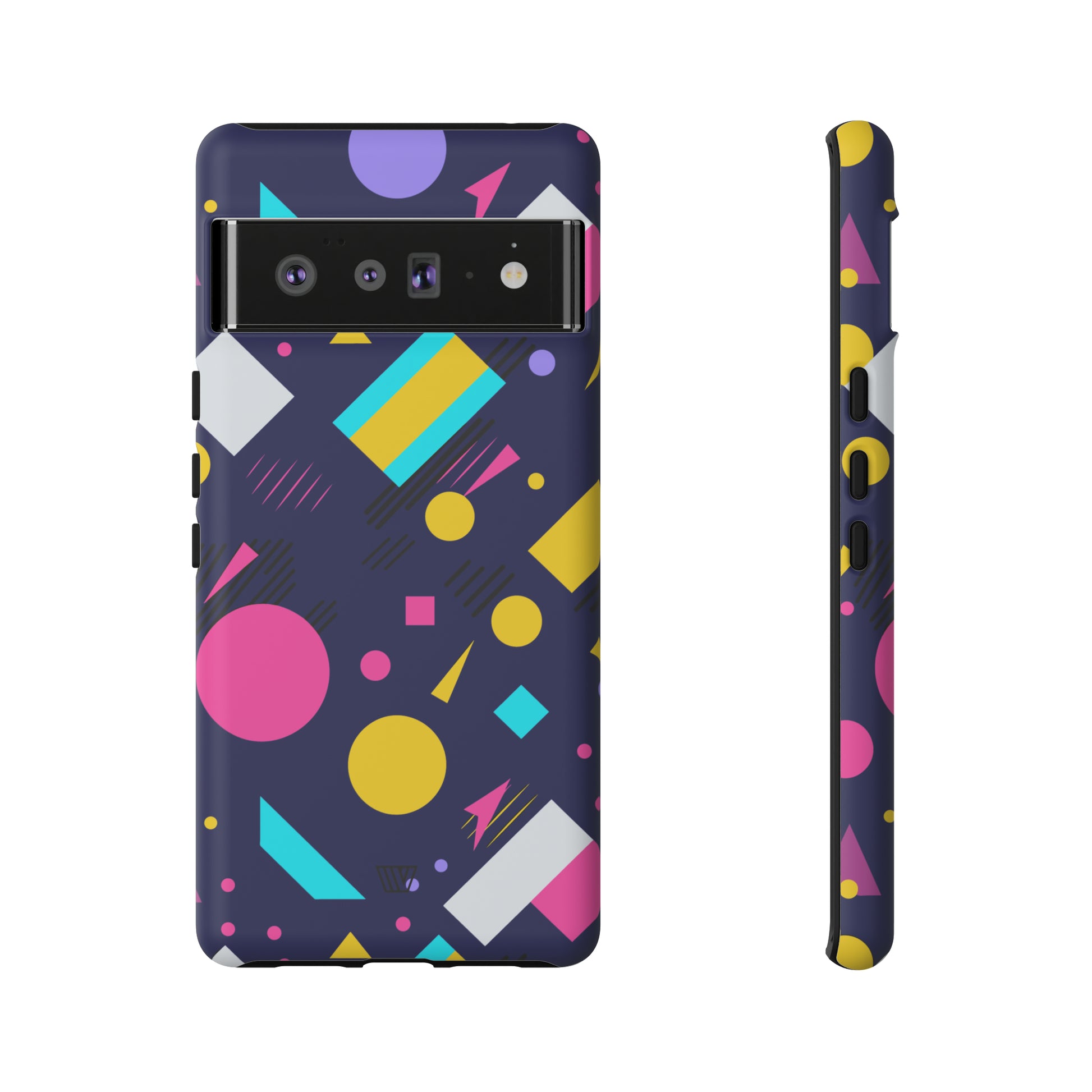 80s / 90s RETRO PATTERN DARK | Tough Phone Case - Trovvve