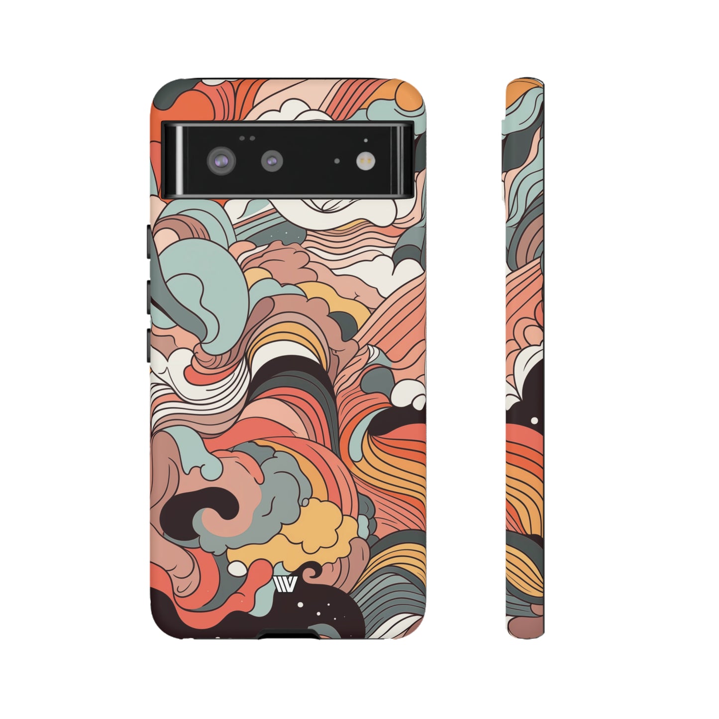 ABSTRACT DOODLE CLOUDS | Tough Phone Case - Trovvve