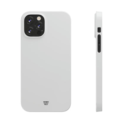 ALL WHITE | Slim iPhone Case