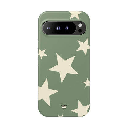 SAGE BOLD STARS | Tough Phone Case