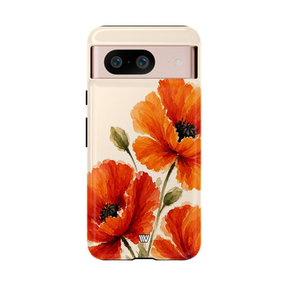 WILD POPPIES | Tough Phone Case