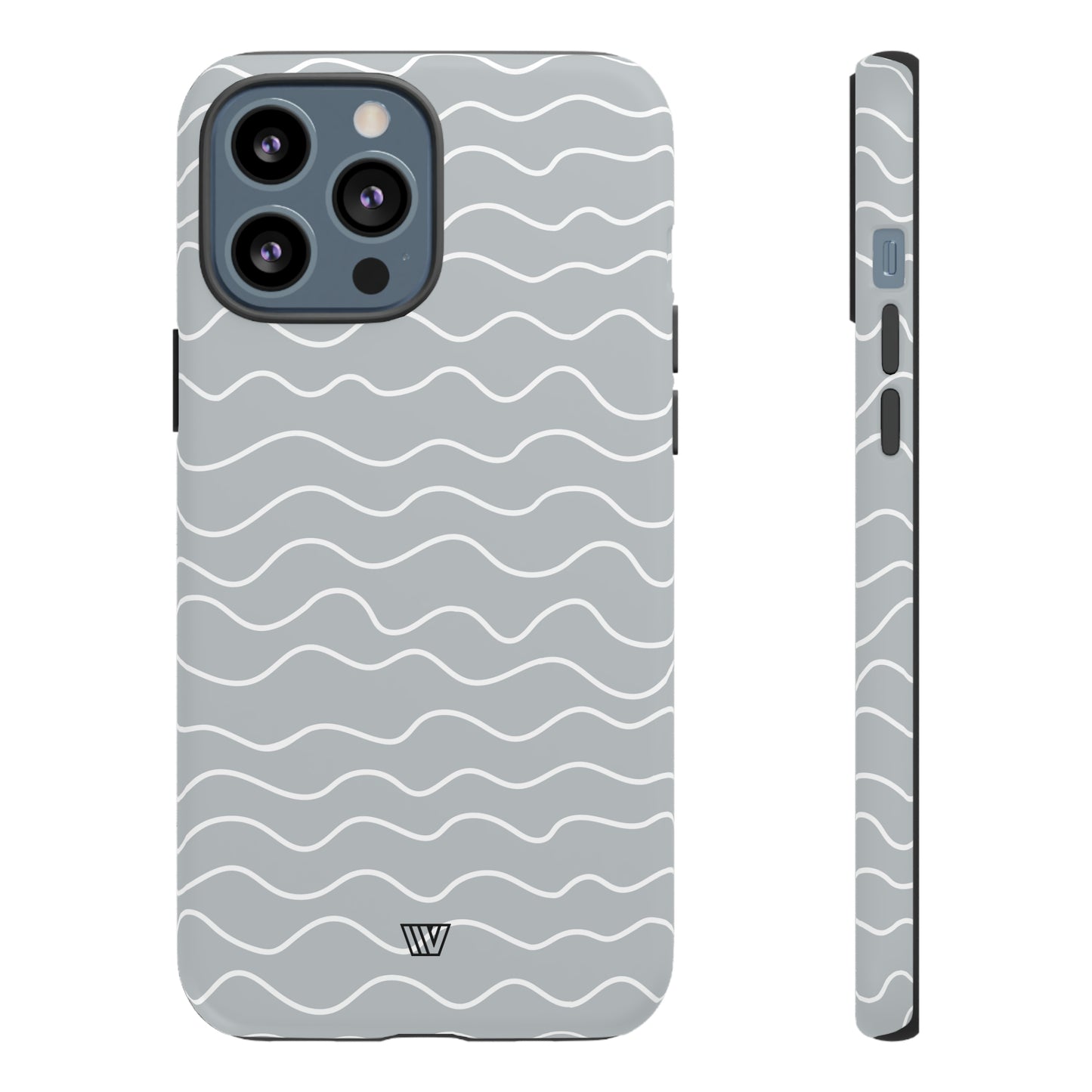 GRAY WAVES | Tough Phone Case