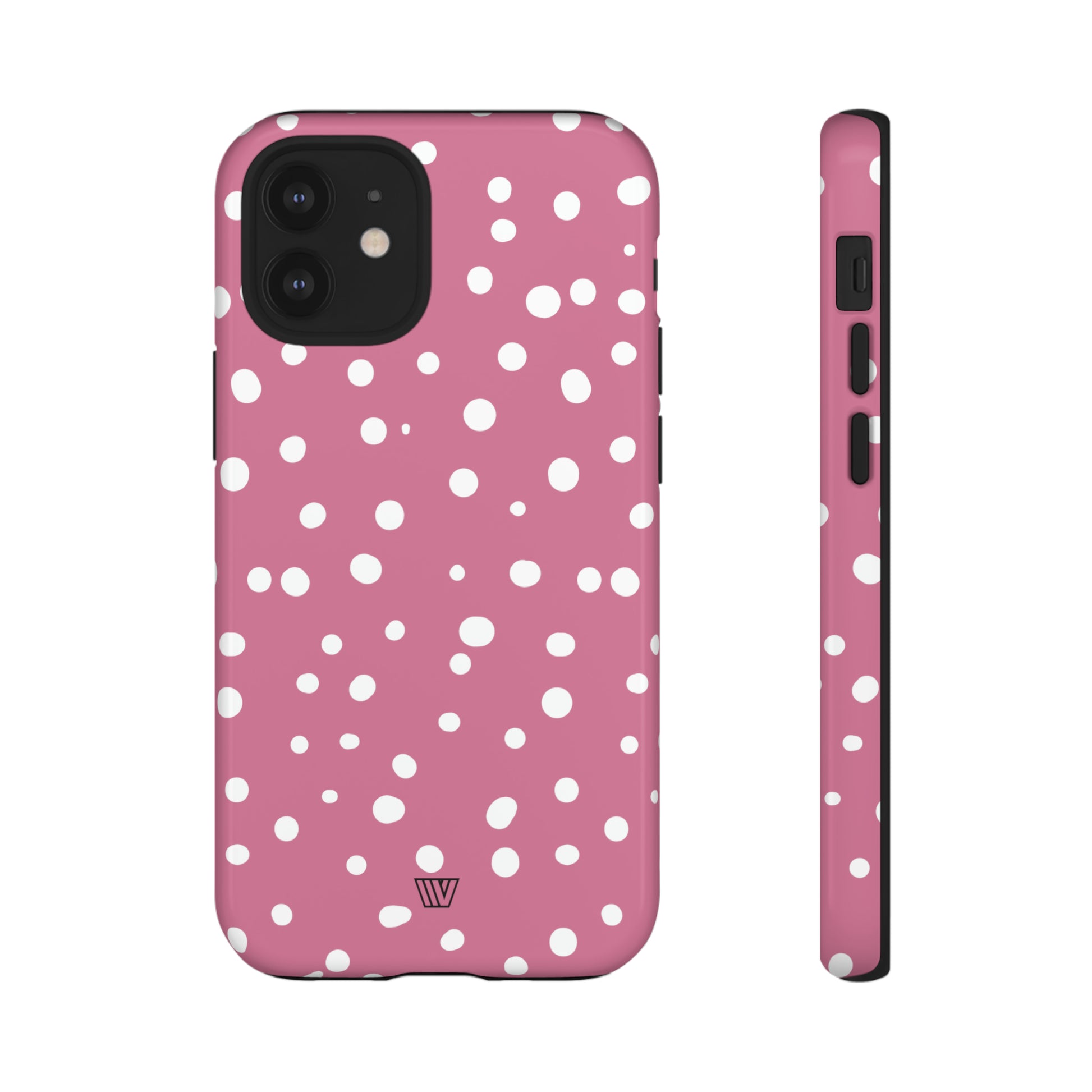 BLUSH RED DOTS | Tough Phone Case - Trovvve