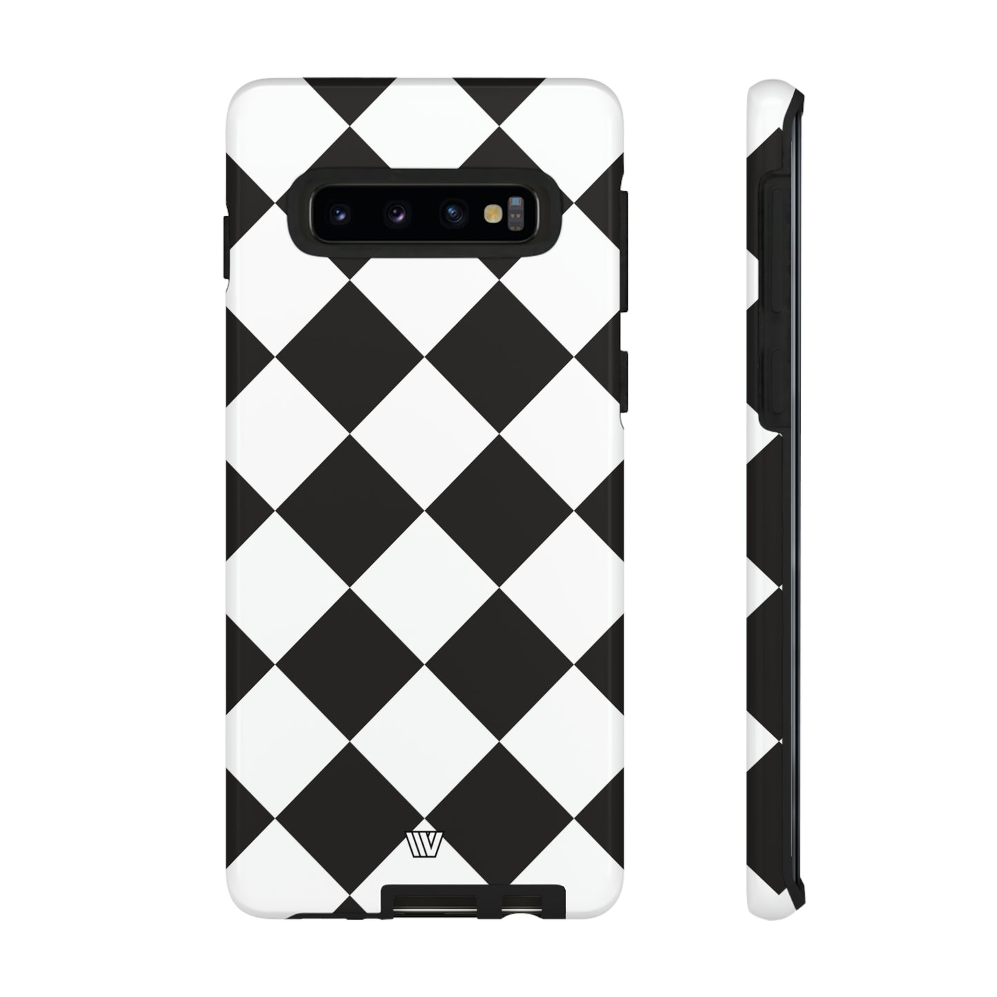 BLACK & WHITE DIAMOND | Tough Phone Case - Trovvve